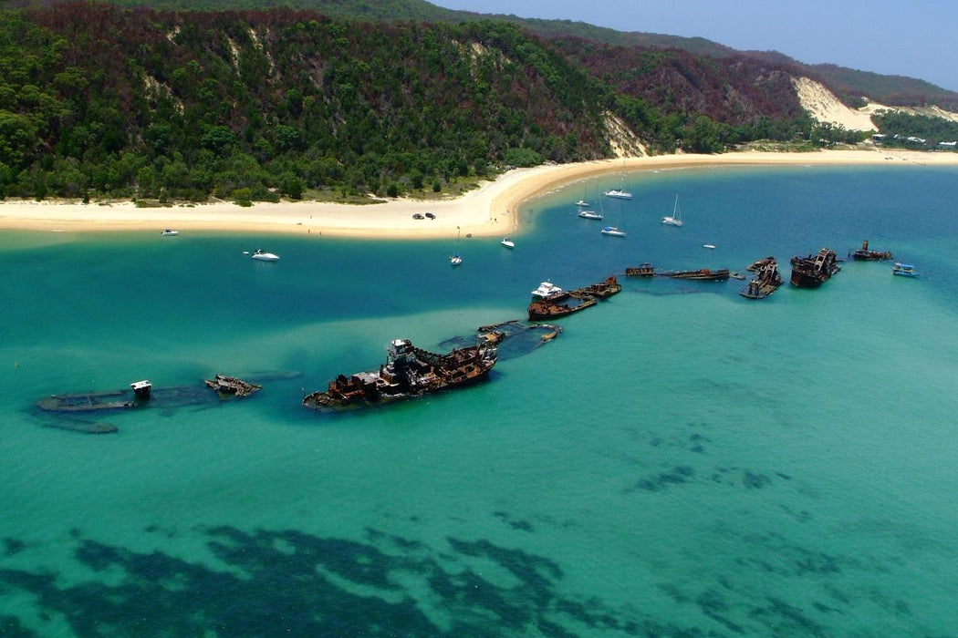 1 Day Moreton Island Snorkel Kayak & Sandboard Adventure Tour - We Wander