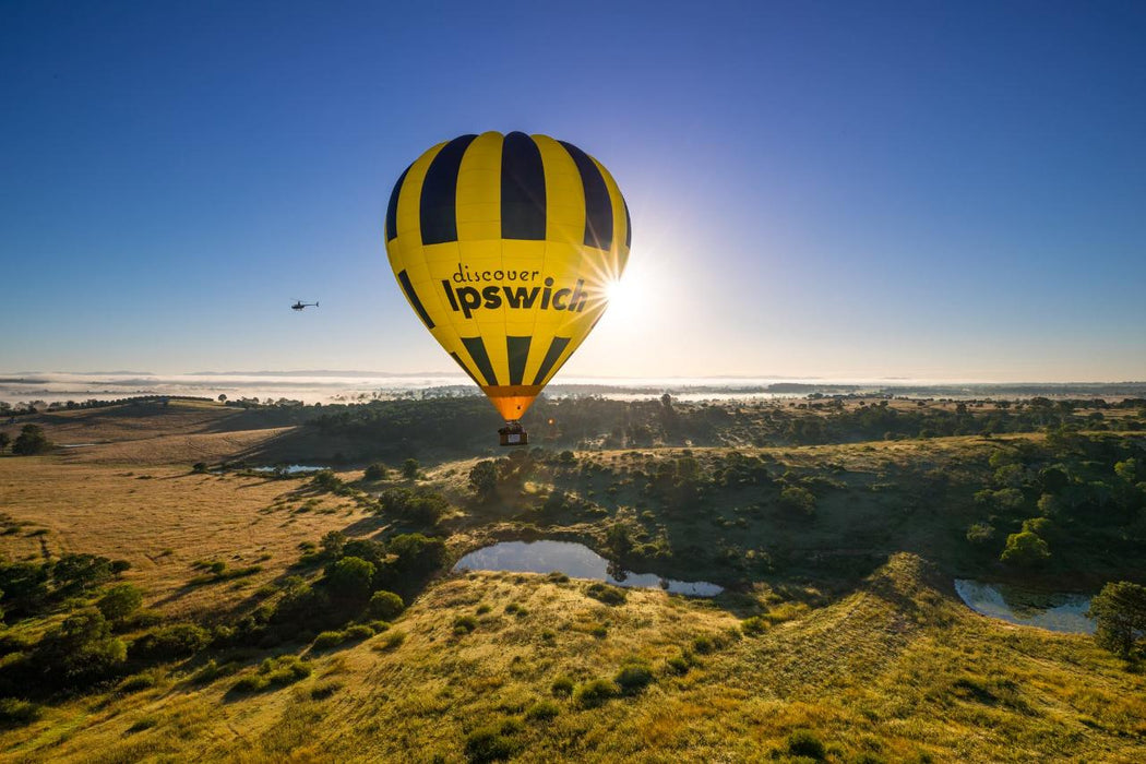 Greater Brisbane Scenic Hot Air Balloon Flight Package With Breakfast & Self Drive