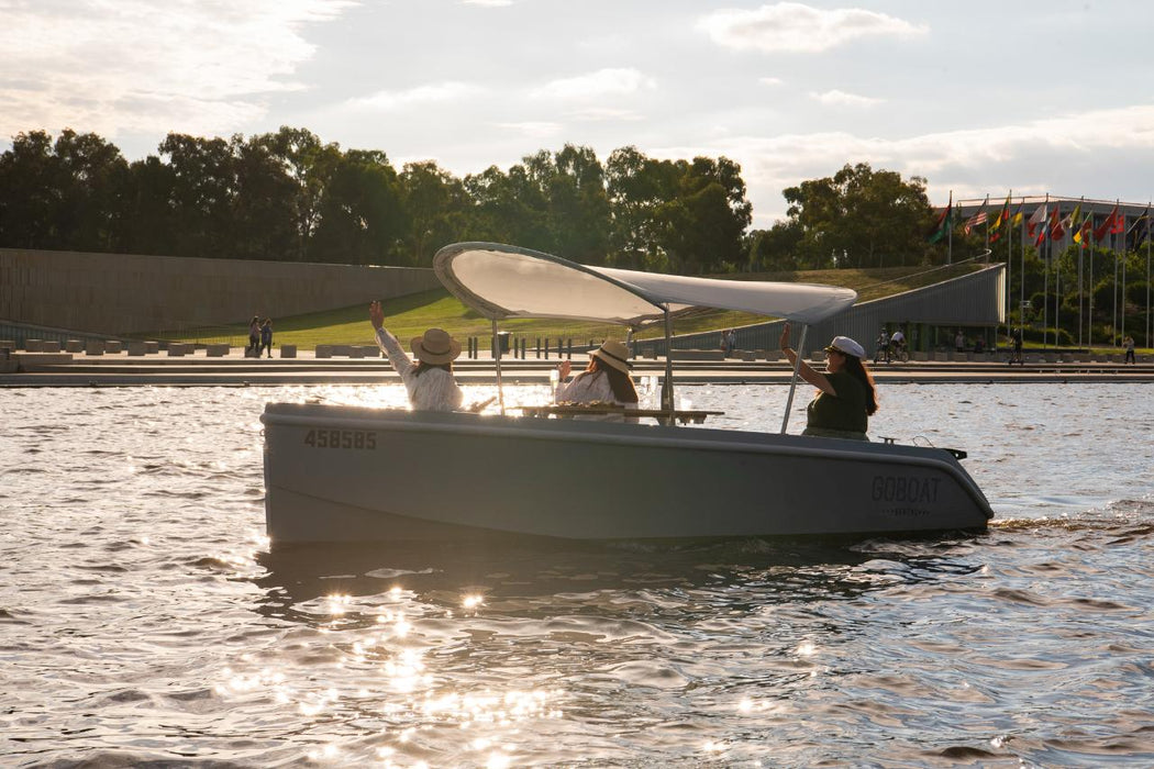 Goboat Canberra - 3 Hour Electric Picnic Boat Hire (Up To 8 People)