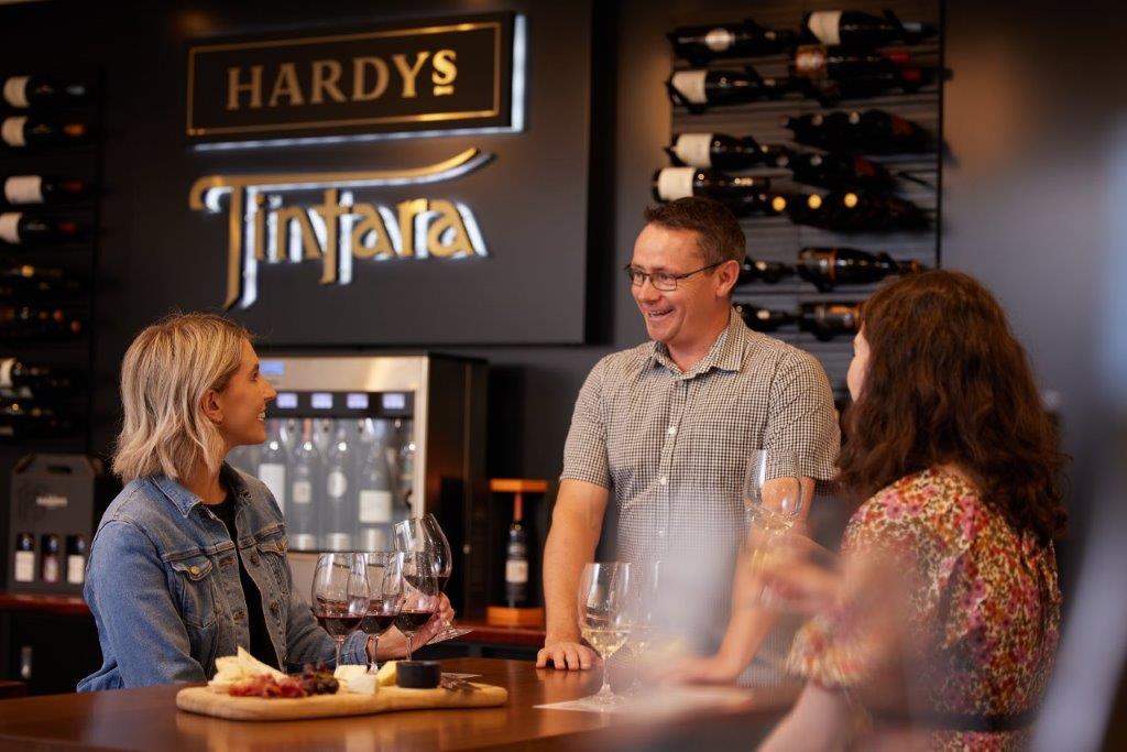 The Whites And Light Reds Flight At Hardys Wines