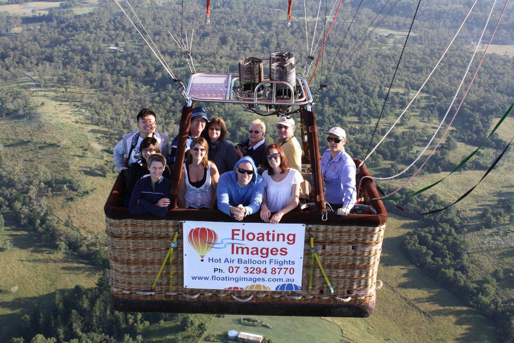 Greater Brisbane Scenic Hot Air Balloon Flight Package With Breakfast & Self Drive