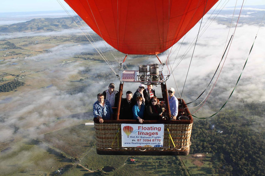 Greater Brisbane Scenic Hot Air Balloon Flight Package With Breakfast & Self Drive