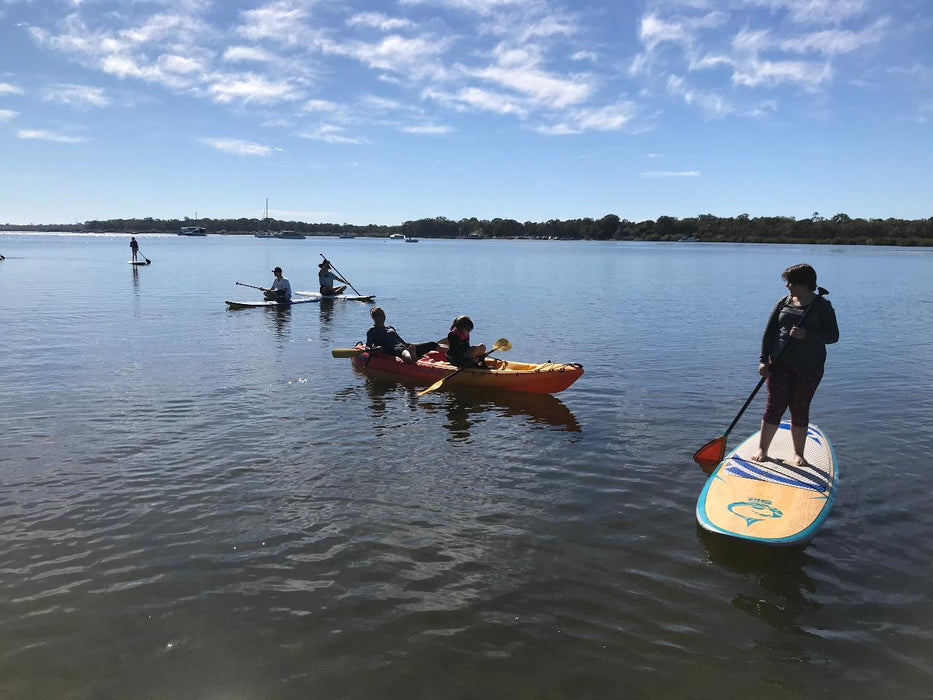 Private Kayak Or Stand Up Paddle Boarding Flat Water Tour Smooth Water From Rainbow Beach