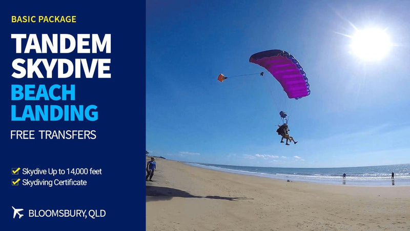 Tandem Skydive With Beach Landing - Free Transfers