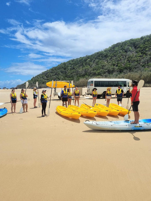 Noosa Dolphin View Sea Kayak & Beach 4X4 Adventure - Day Tour